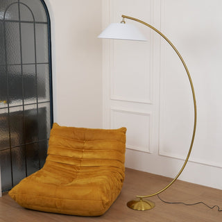 Veradin Lampadaire en Acier Et Tissu