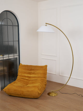 Veradin Lampadaire en Acier Et Tissu