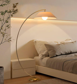 Veradin Lampadaire en Acier Et Tissu