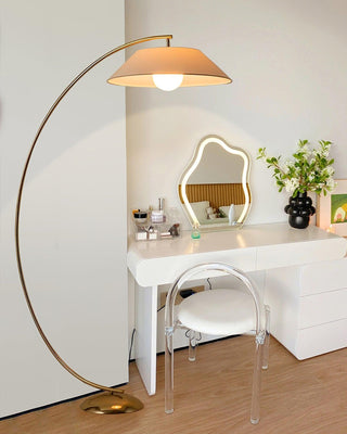Veradin Lampadaire en Acier Et Tissu