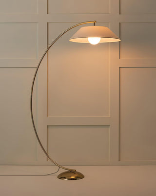 Veradin Lampadaire en Acier Et Tissu