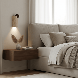 Circular Accent Wall Sconce-Neutral Decor