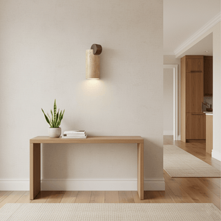Circular Accent Wall Sconce-Neutral Decor