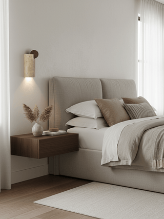 Circular Accent Wall Sconce-Neutral Decor