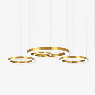 Lustra Suspension Dorée Moderne