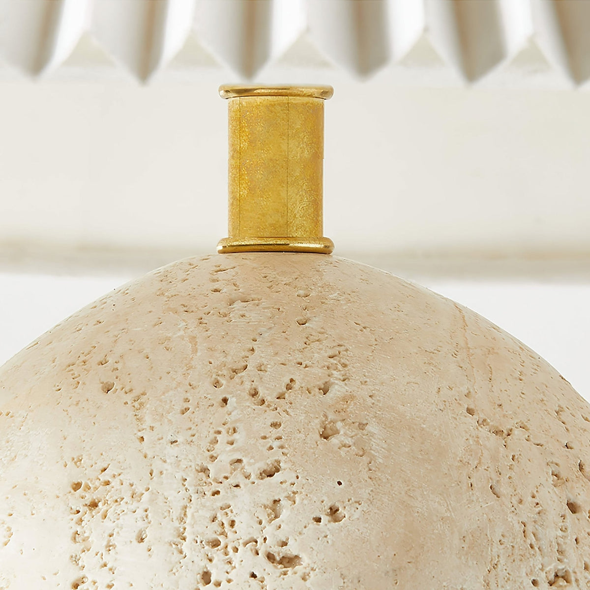 Eursolir Travertine Table Lamp-Neutral Decor