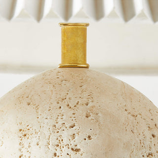 Eursolir Travertine Table Lamp-Neutral Decor