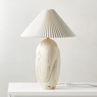 Eursolir Travertine Table Lamp-Neutral Decor
