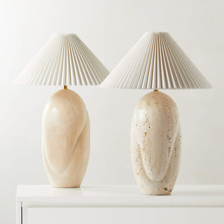 Eursolir Travertine Table Lamp-Neutral Decor