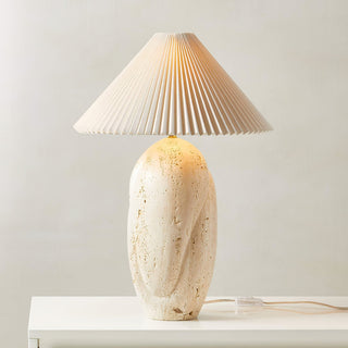 Eursolir Travertine Table Lamp-Neutral Decor