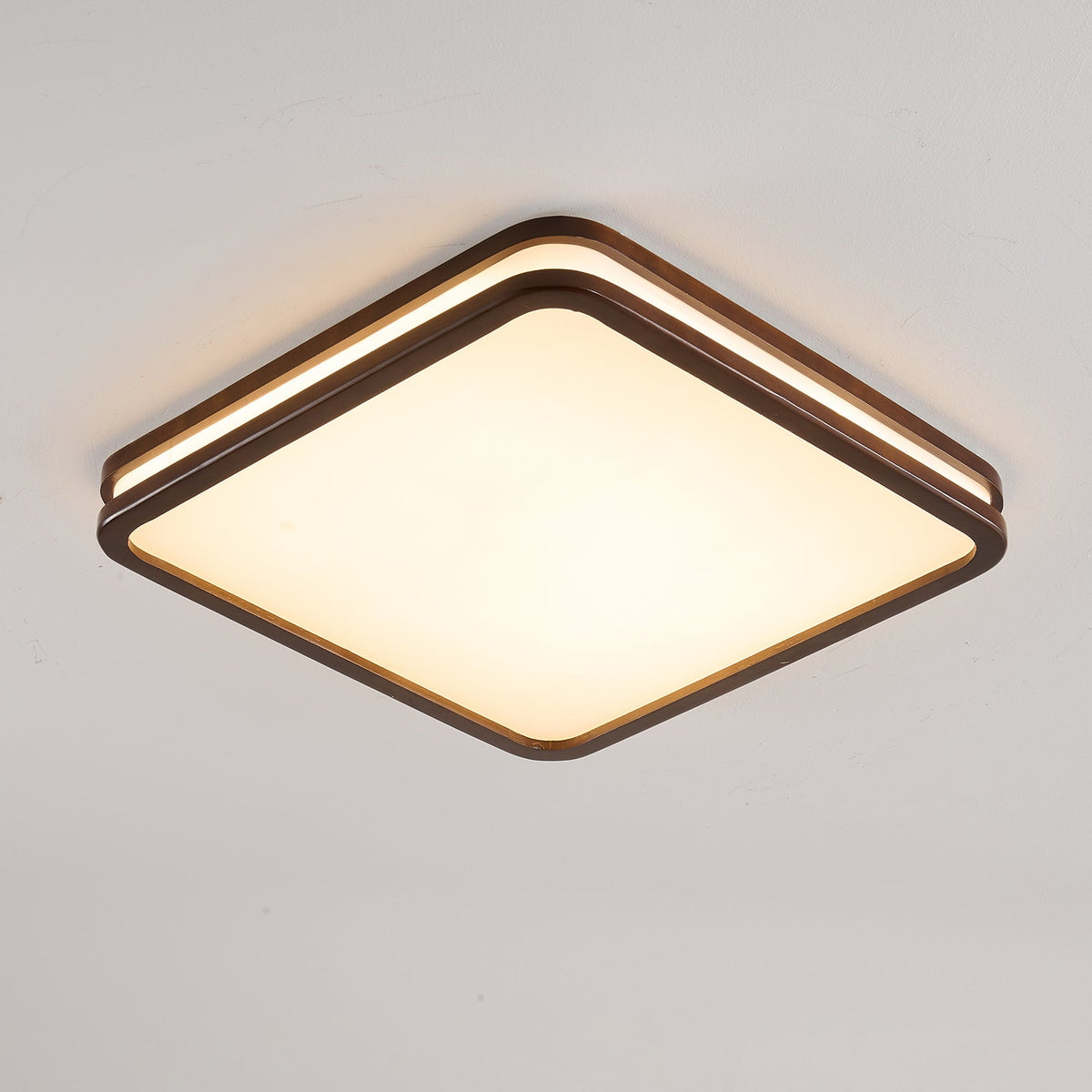 Sylvira Lampe Plafonnier Moderne Minimaliste en Bois