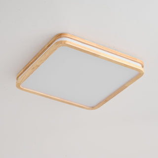 Nysilos Lampe Plafonnier Moderne Minimaliste en Bois