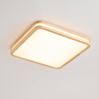 Nysilos Lampe Plafonnier Moderne Minimaliste en Bois