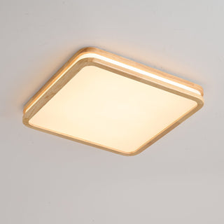 Nysilos Lampe Plafonnier Moderne Minimaliste en Bois