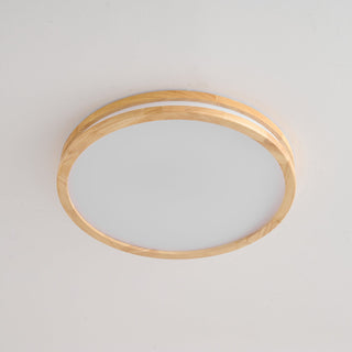 Nysilos Lampe Plafonnier Moderne Minimaliste en Bois