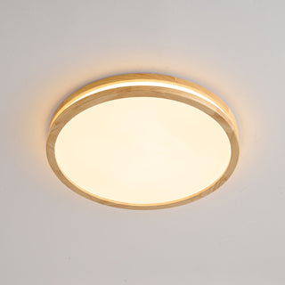 Nysilos Lampe Plafonnier Moderne Minimaliste en Bois
