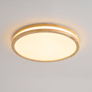 Nysilos Lampe Plafonnier Moderne Minimaliste en Bois