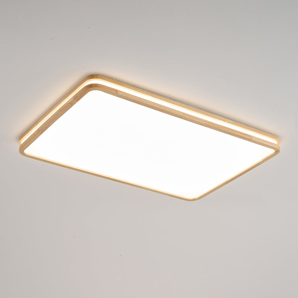 Sylvira Lampe Plafonnier Moderne Minimaliste en Bois