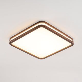 Nysilos Lampe Plafonnier Moderne Minimaliste en Bois