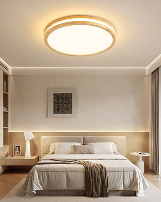 Nysilos Lampe Plafonnier Moderne Minimaliste en Bois