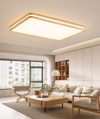 Nysilos Lampe Plafonnier Moderne Minimaliste en Bois