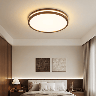 Nysilos Lampe Plafonnier Moderne Minimaliste en Bois