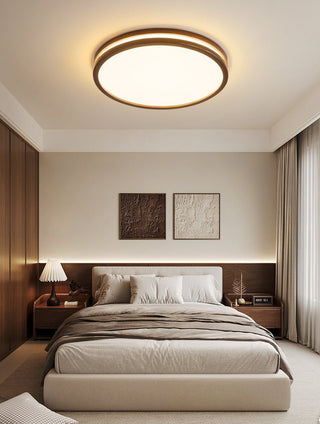 Nysilos Lampe Plafonnier Moderne Minimaliste en Bois