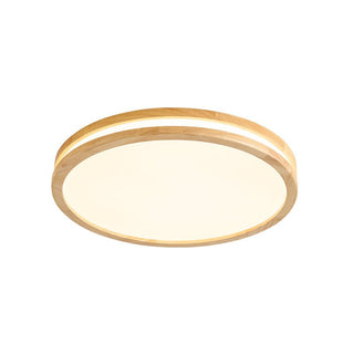Nysilos Lampe Plafonnier Moderne Minimaliste en Bois