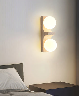 Umiren Applique Murale Minimaliste en Travertin
