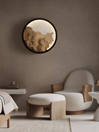 Grayson Applique Murale en Bois Moderne