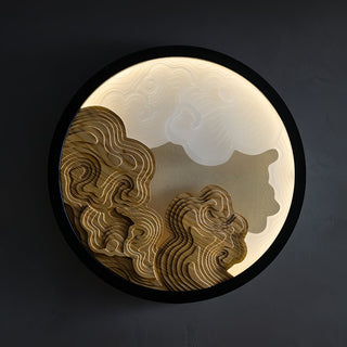 Grayson Applique Murale en Bois Moderne
