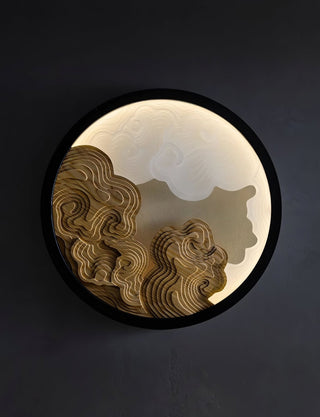 Grayson Applique Murale en Bois Moderne