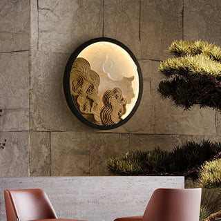 Grayson Applique Murale en Bois Moderne