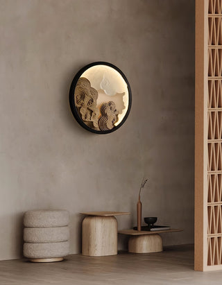 Grayson Applique Murale en Bois Moderne