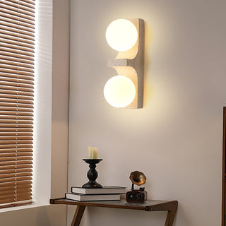 Umiren Applique Murale Minimaliste en Travertin