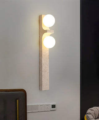 Umiren Applique Murale Minimaliste en Travertin