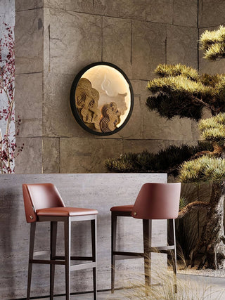 Grayson Applique Murale en Bois Moderne