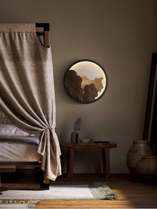 Grayson Applique Murale en Bois Moderne