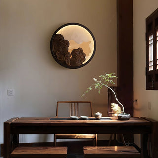Grayson Applique Murale en Bois Moderne
