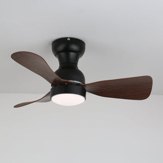 Aurdorus Plafonnier Ventilateur Moderne en Bois