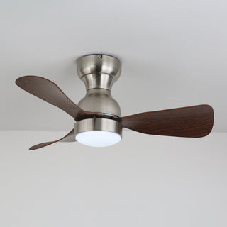 Aurdorus Plafonnier Ventilateur Moderne en Bois