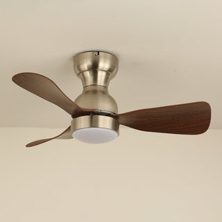 Aurdorus Plafonnier Ventilateur Moderne en Bois