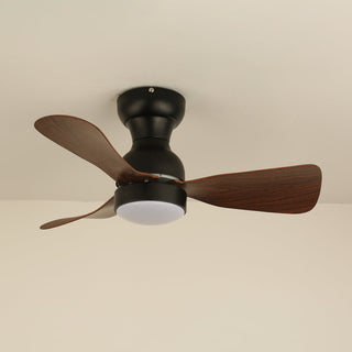 Aurdorus Plafonnier Ventilateur Moderne en Bois