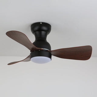 Aurdorus Plafonnier Ventilateur Moderne en Bois
