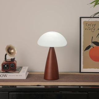 Ibisin Funge Bois Lampe de Table Contemporaine