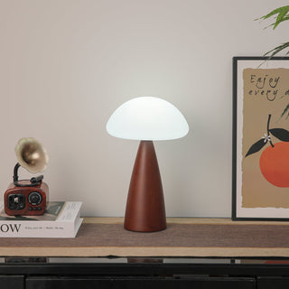 Ibisin Funge Bois Lampe de Table Contemporaine