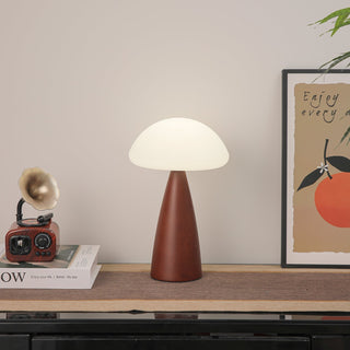 Ibisin Funge Bois Lampe de Table Contemporaine