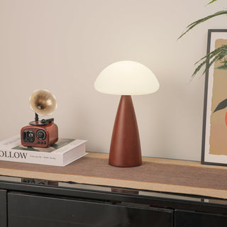 Ibisin Funge Bois Lampe de Table Contemporaine