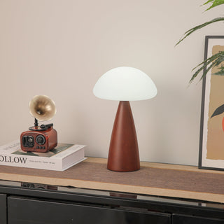 Ibisin Funge Bois Lampe de Table Contemporaine