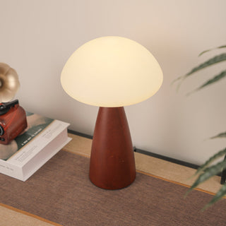 Ibisin Funge Bois Lampe de Table Contemporaine